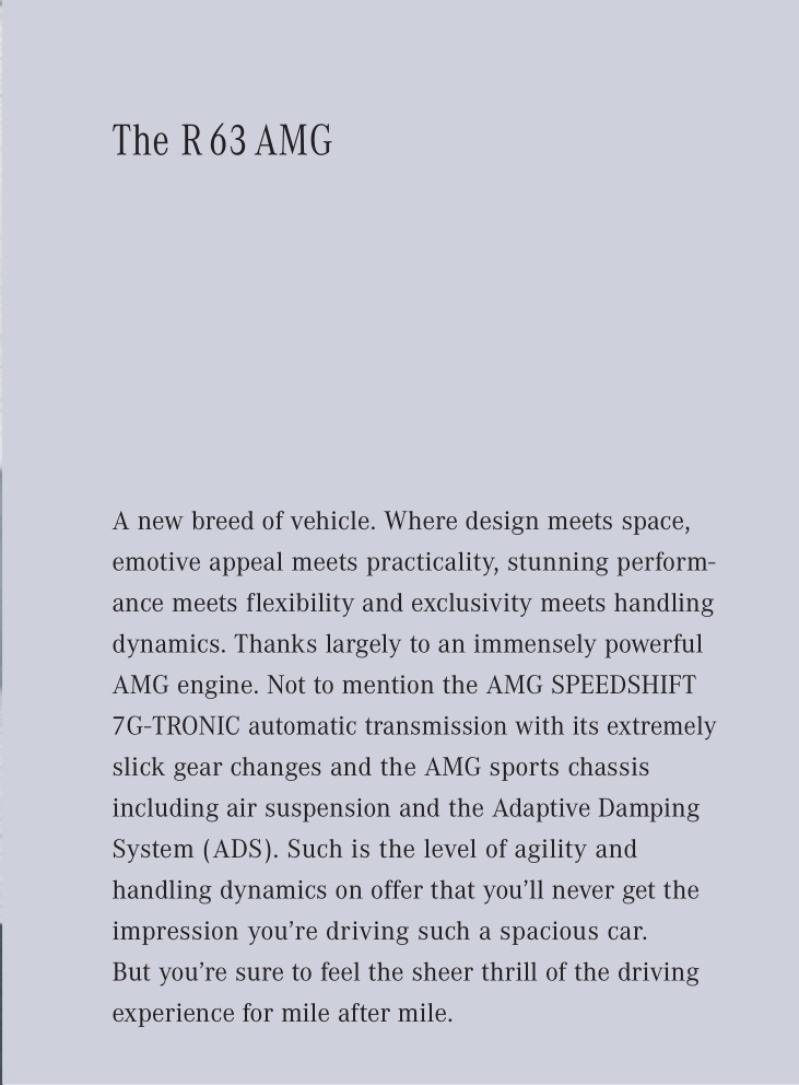 2007 Mercedes-Benz AMG Brochure Page 49